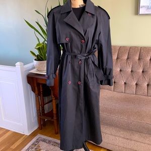 Classy Black Trench Coat